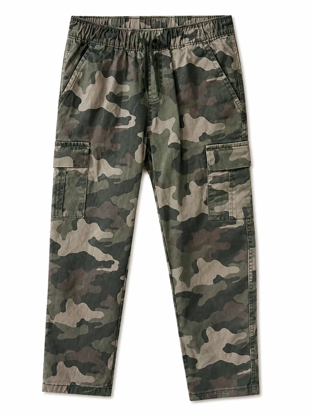 Men's Camouflage Cargo Pants - Green Camo